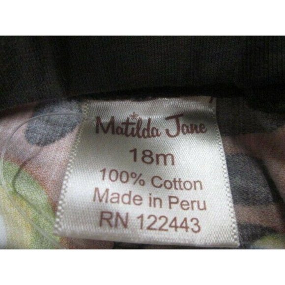 Matilda Jane print corduroy pants SIZE 18 MONTHS - Picture 3 of 3